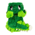 Load image into Gallery viewer, Dinosaur plush toy by Pet Zen for small dogs, bright green and soft
