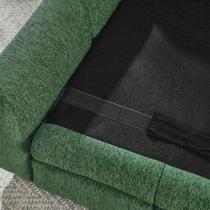 Soft and Comfortable Pet Bed for Big and Oversized Dogs - Olive Green by HouseOfZazla