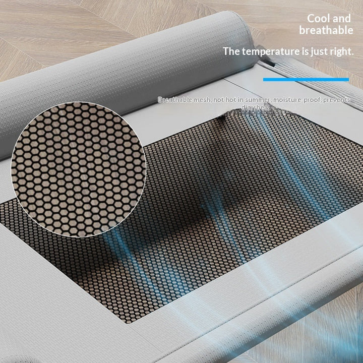 Mesh center detail with supplier ventilation graphic