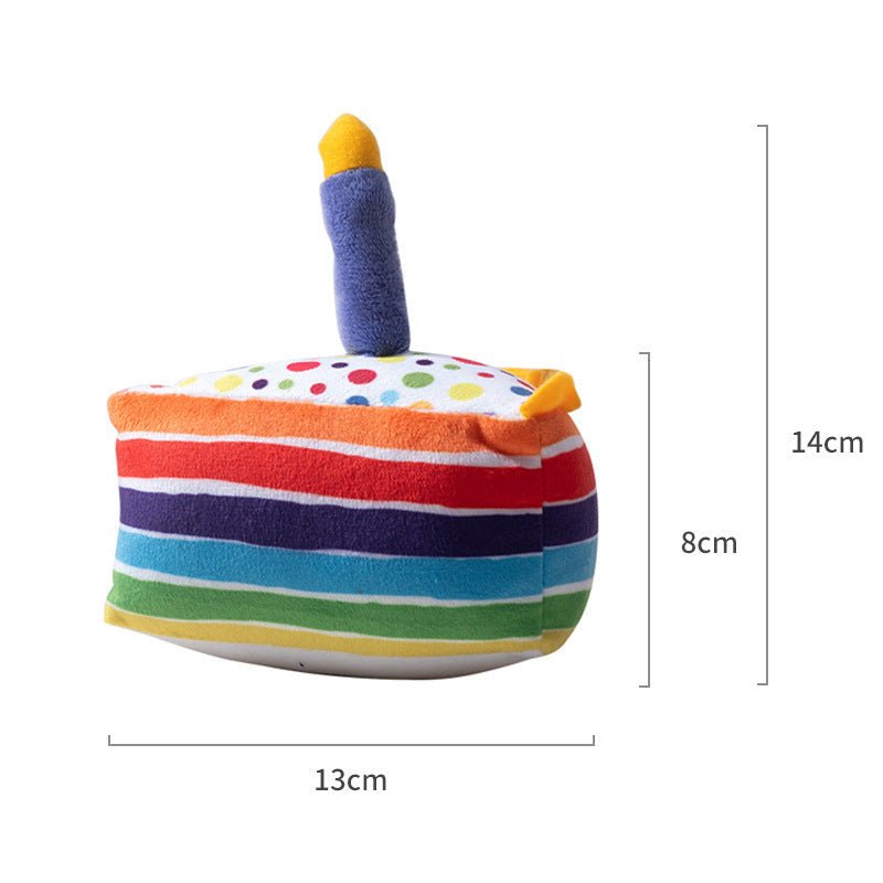Birthday Cake Plush Squeaky Dog Toy – photo 6