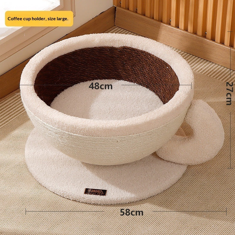 Large cream cup bed dimension chart