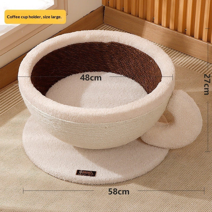 Large cream cup bed dimension chart