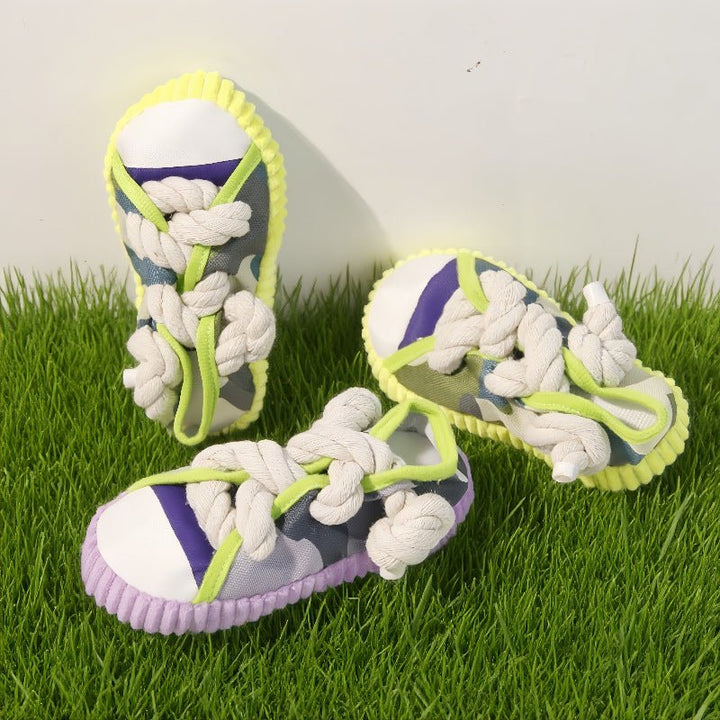 Sneaker Rope Plush Dog Toy – photo 3