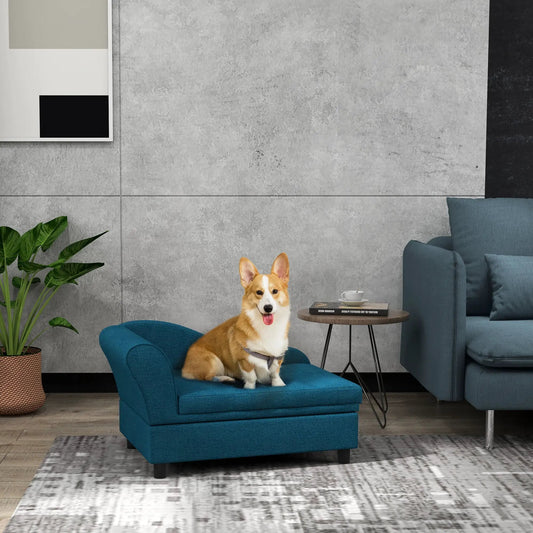 PawHut Elevated Pet Sofa Bed for Small and Medium Dogs by HouseOfZazla
