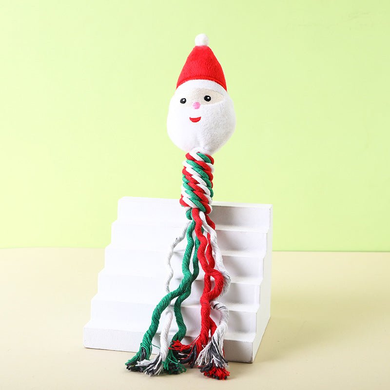 Christmas Rope Plush Dog Toys – photo 6