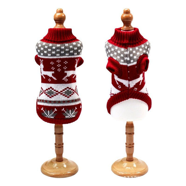 Holiday Knit Turtleneck Dog &amp; Cat Sweater – photo 3