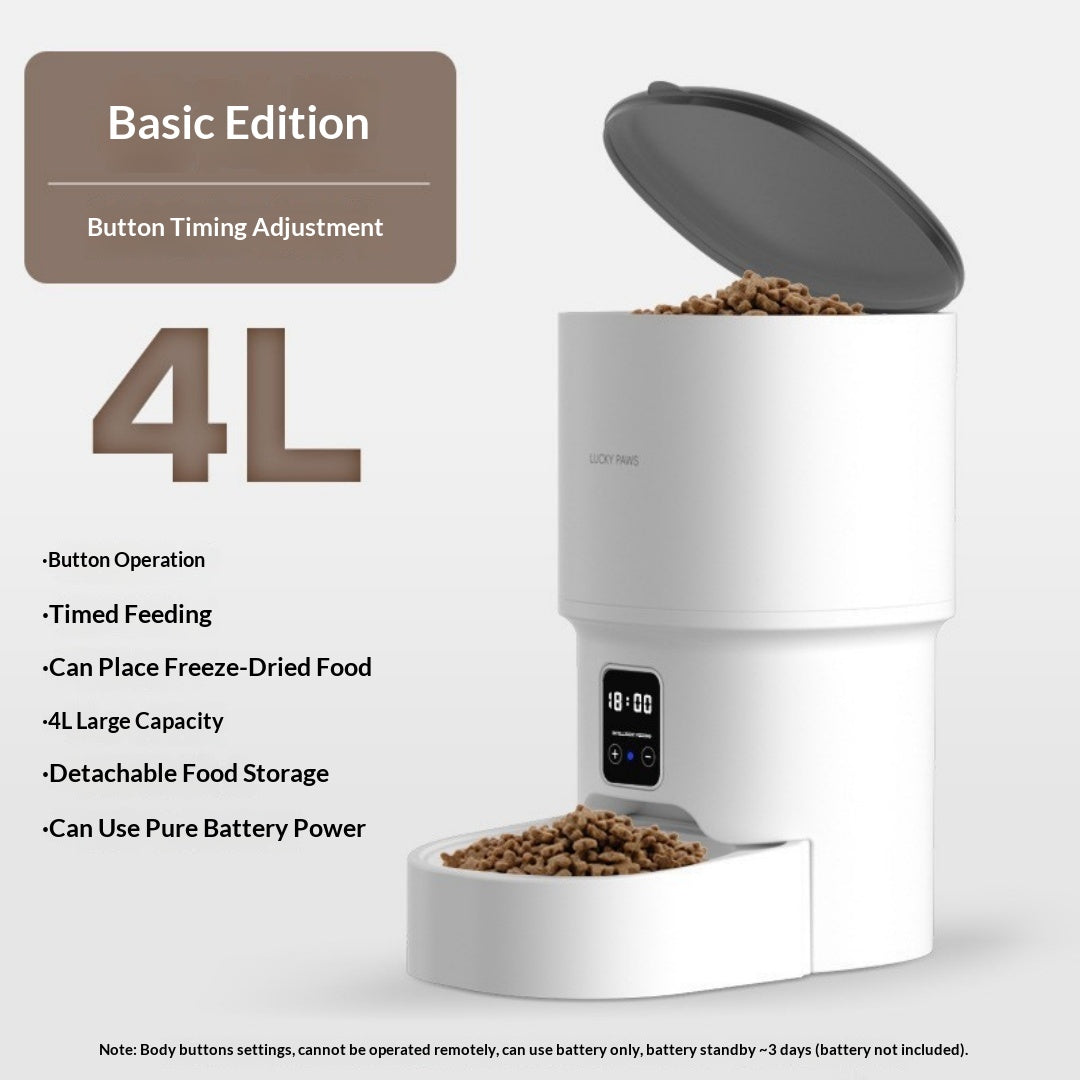 Four-liter basic button feeder option