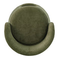 Load image into Gallery viewer, Green pet-friendly chair with hidden pet nook; textured upholstery, accent seating.
