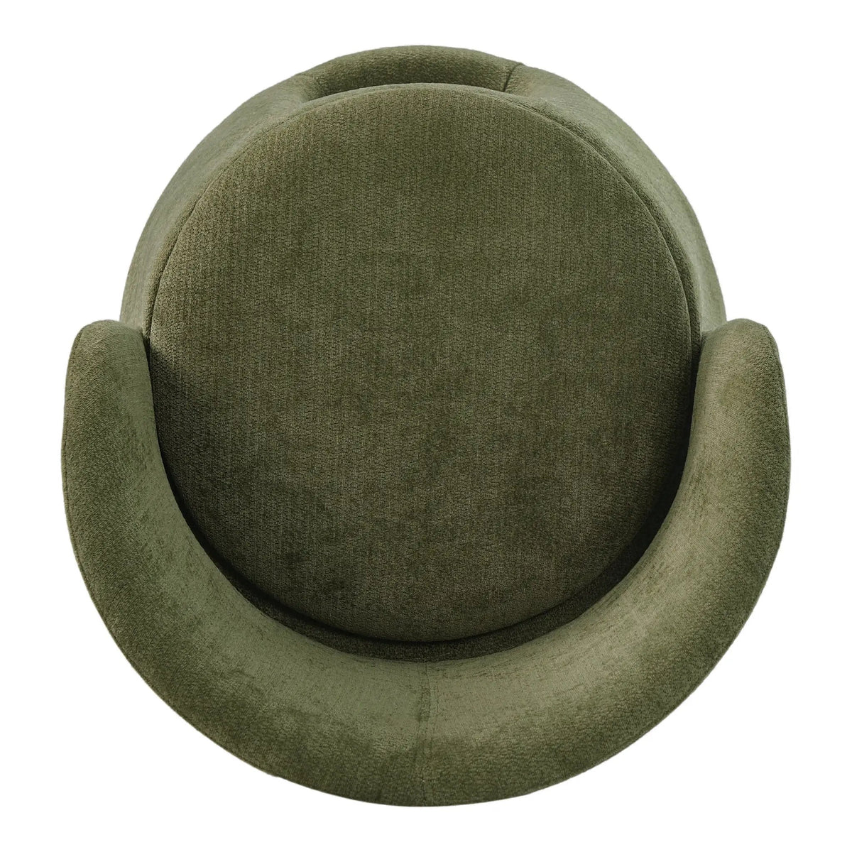 Green pet-friendly chair with hidden pet nook; textured upholstery, accent seating.