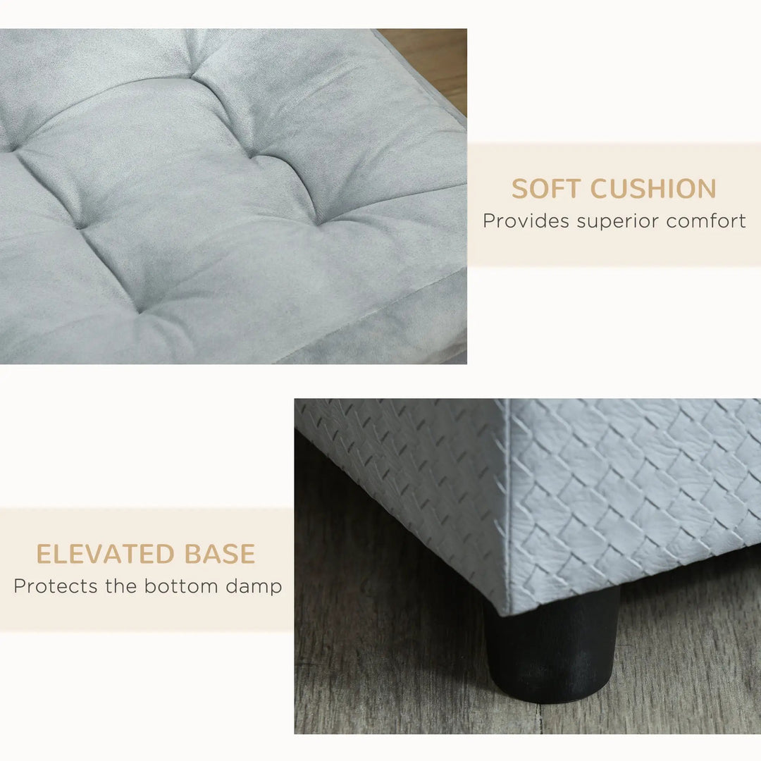 PawHut Luxury Fancy Dog Bed for Small Dogs with Hidden Storage by HouseOfZazla