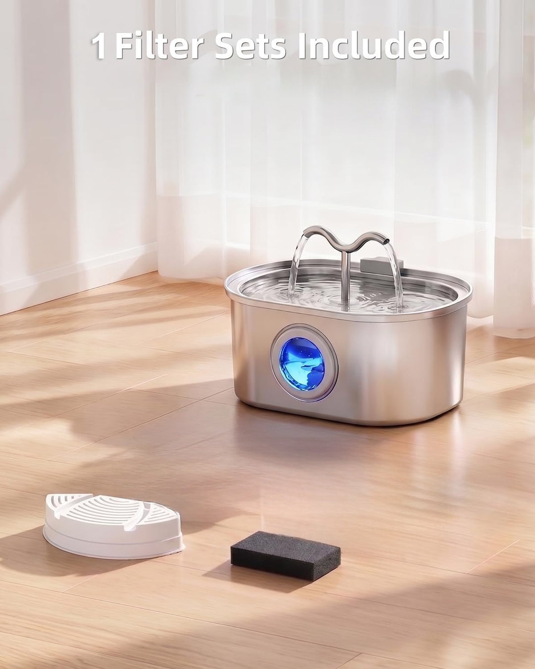 Fountain with included filter components