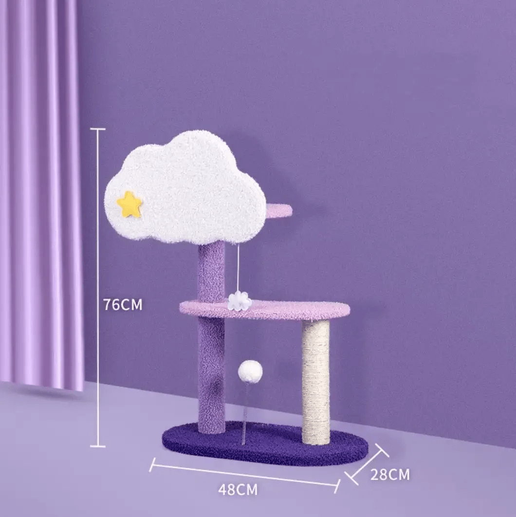 PawPerfect Large Indoor Cat Scratching and Jumping Durable Platform by For Animals, With Love