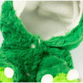 Load image into Gallery viewer, Dog clothes: Pet Zen green plush cartoon dinosaur costume for small dogs, fleece-lined
