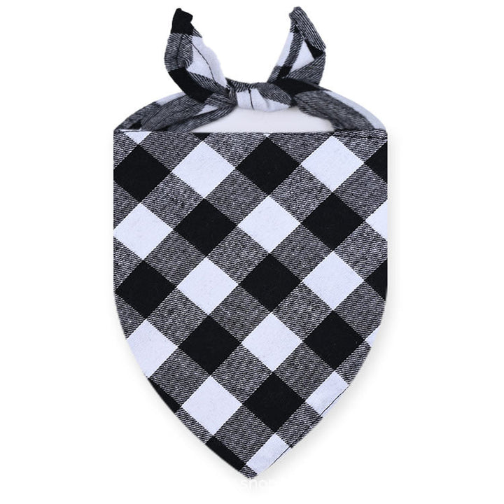 Buffalo Plaid Cotton Dog Bandana – photo 8