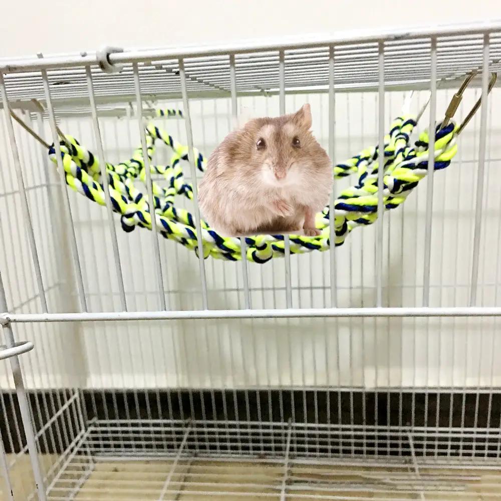 EcoPet Parrot Climbing Net Soft Woven Hammock Toy Small Pets 20x28CM by Sell My Stuff