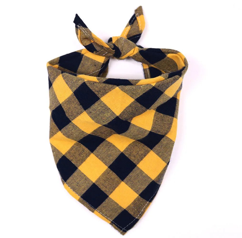 Buffalo Plaid Cotton Dog Bandana – photo 6
