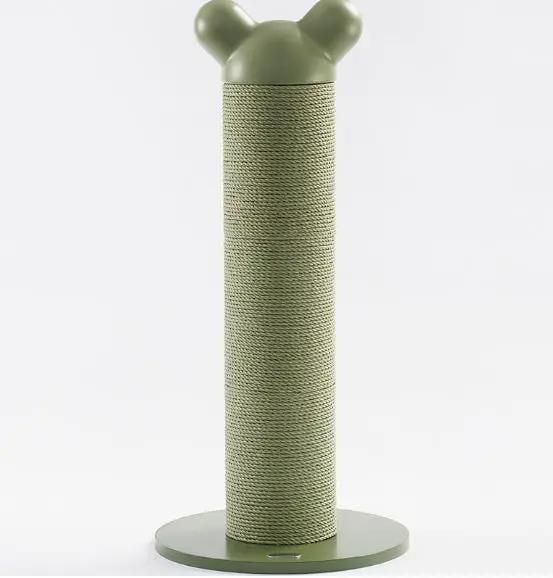 Green Durable Cat Scratching Post For Claw Sharpening And No Shedding by Pet Zen