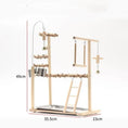 Gallery viewerに画像を読み込む, Pepperwood Bird Stand Solid Wood Frame No 5 Heavy Duty Claw Grinder by Sell My Stuff

