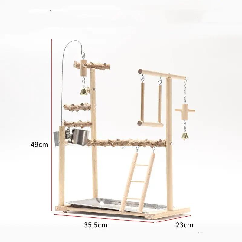 Pepperwood Bird Stand Solid Wood Frame No 5 Heavy Duty Claw Grinder by Sell My Stuff