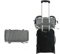 Charger l'image dans la visionneuse de la galerie, Mr. Peanut's Monterey Series airline-compliant horizontal backpack pet carrier in gray fabric

