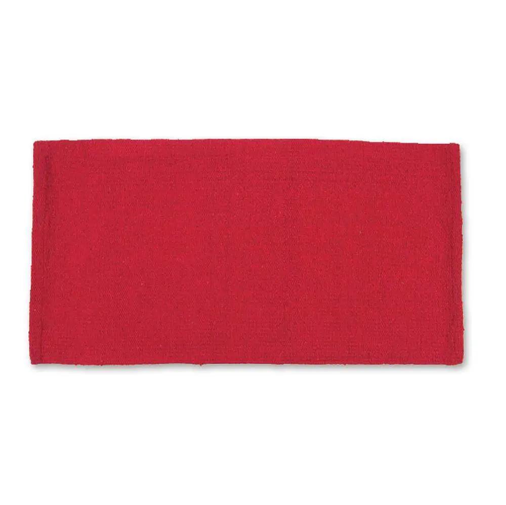 Mayatex Trail Boss Red Saddle Blanket 36x34 Synthetic Acrylic Wool Blend For Western Saddles by Mayatex