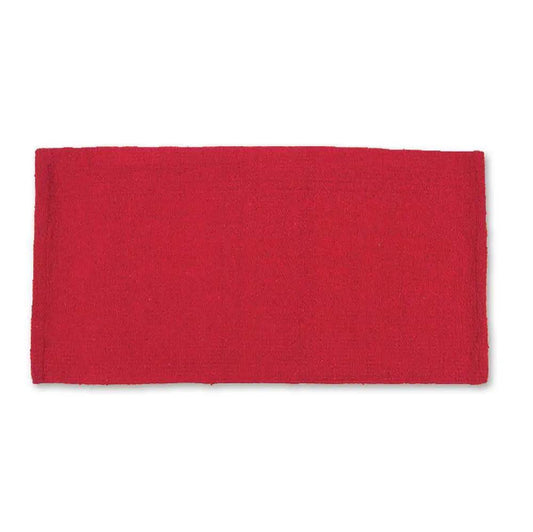 Mayatex Trail Boss Red Saddle Blanket 36x34 Synthetic Acrylic Wool Blend For Western Saddles by Mayatex