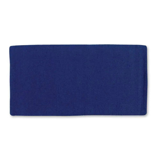 Trail Boss Royal Blue Synthetic Saddle Blanket 36x34 Acrylic Blend by Mayatex