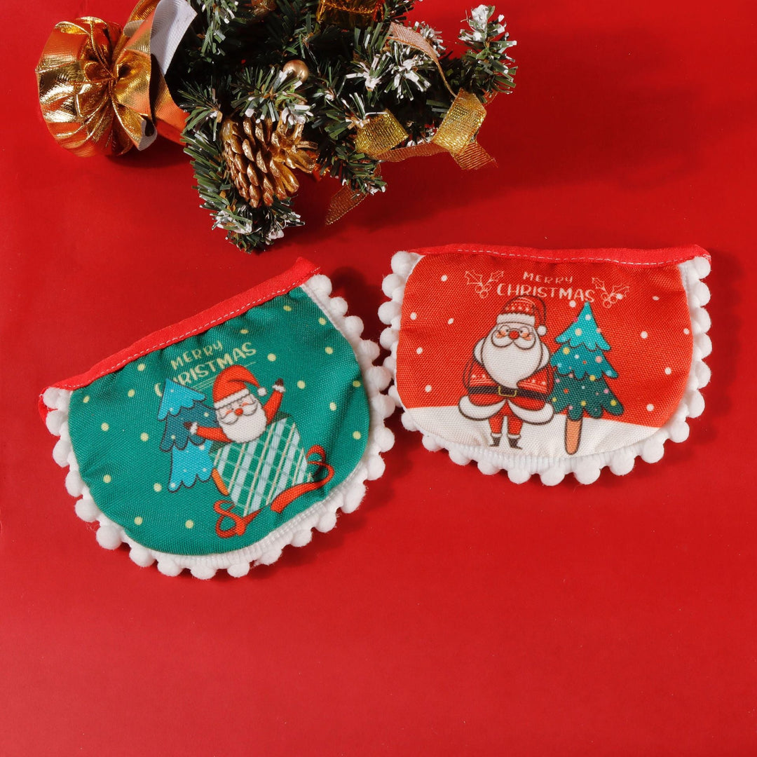 Christmas Pet Santa Hat or Bib – photo 4