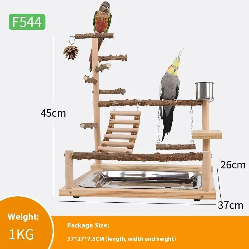 Sichuan Pepper Parrot Climbing Training Platform Natural Solid Wood Frame Set With Size 37 26 45 by Sell My Stuff