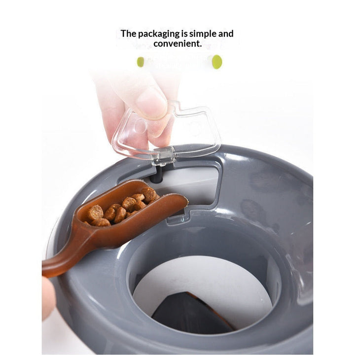 Opening top treat compartment