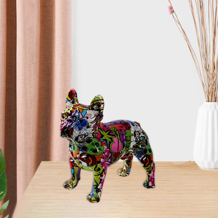 Graffiti French Bulldog Statue – photo 5
