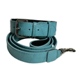 Load image into Gallery viewer, Tiffany Collection Turquoise Leather Dog Collar by Allysa Payne Beverly Hills
