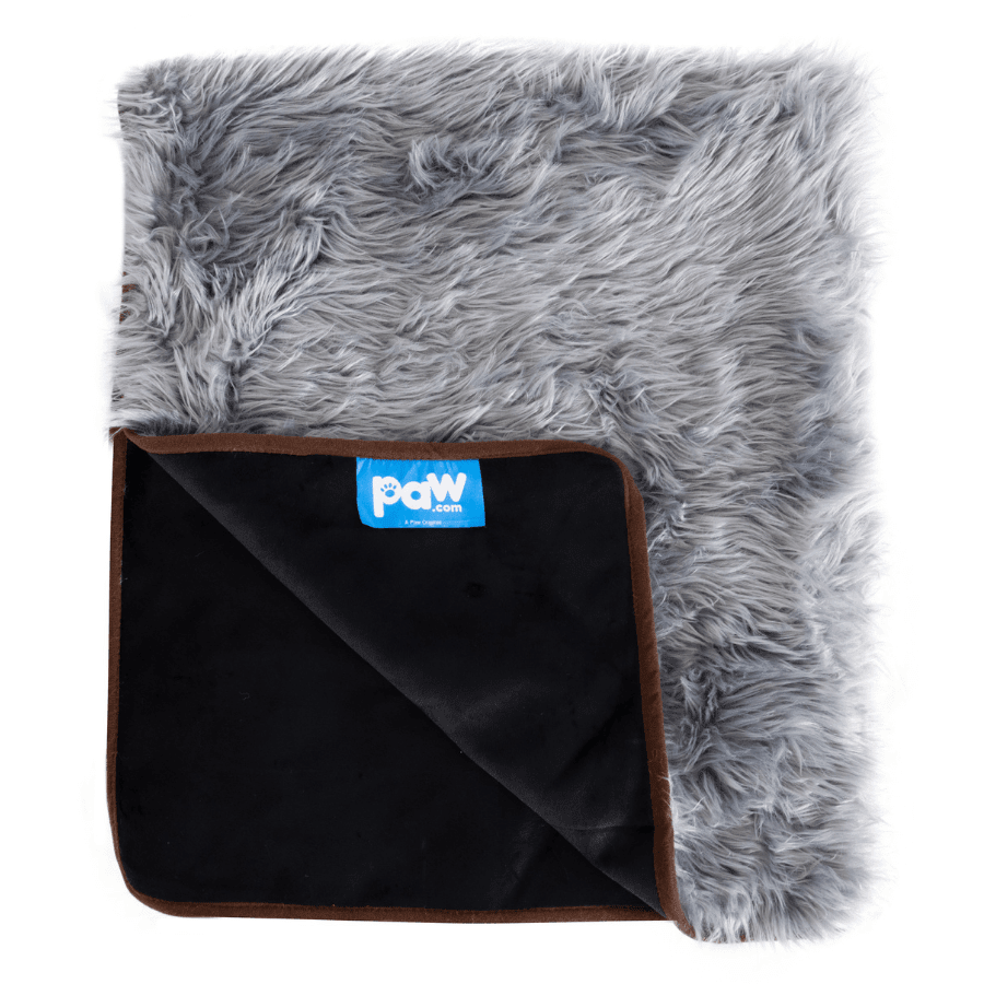 Paw.com PupProtector Waterproof Throw Blanket, Charcoal Grey