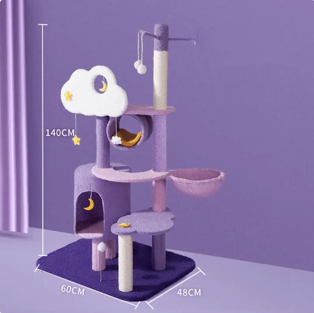 PawPerfect Large Indoor Cat Scratching and Jumping Durable Platform by For Animals, With Love