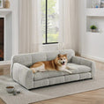 Carica l'immagine nel visualizzatore della galleria, Soft and Comfortable Pet Bed for Big and Oversized Dogs - Beige by HouseOfZazla
