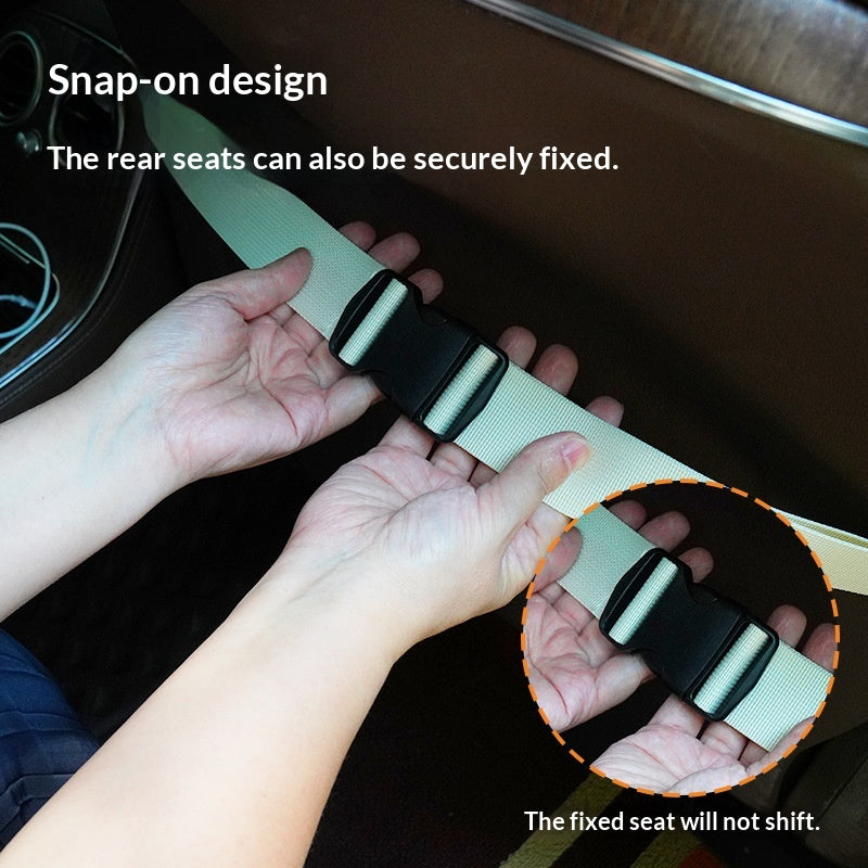 Buckle strap attachment detail