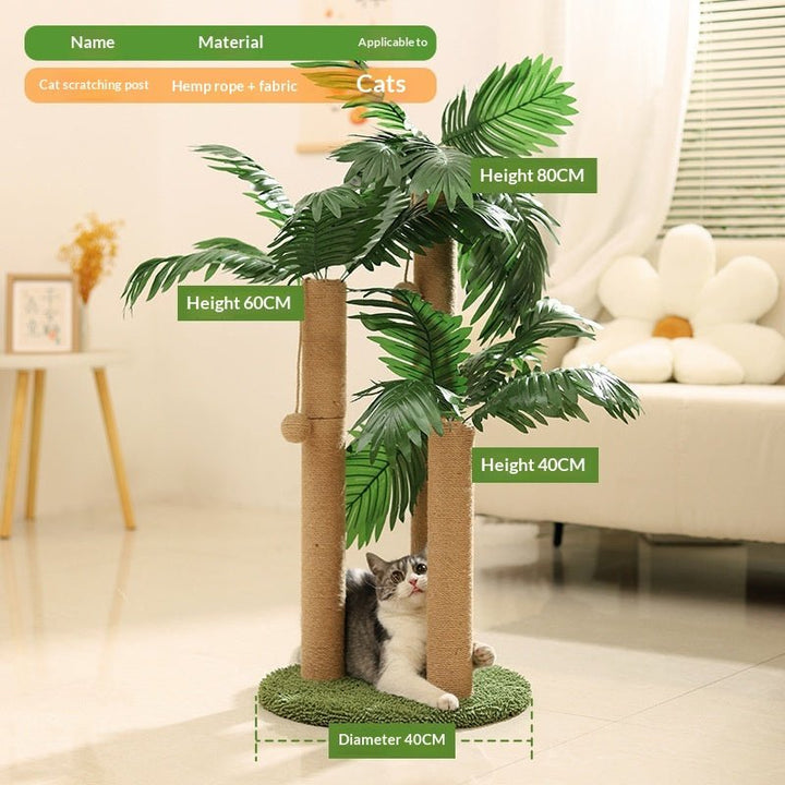 Palm-style Sanwei Kui triple-post dimension chart