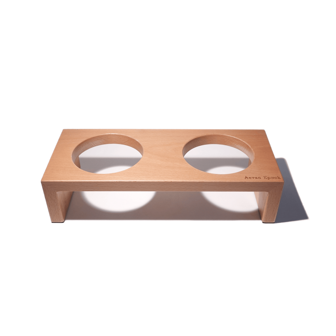 Aevan Epoch Wood Pet Bowl Stand