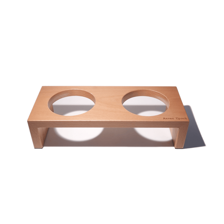 Aevan Epoch Wood Pet Bowl Stand