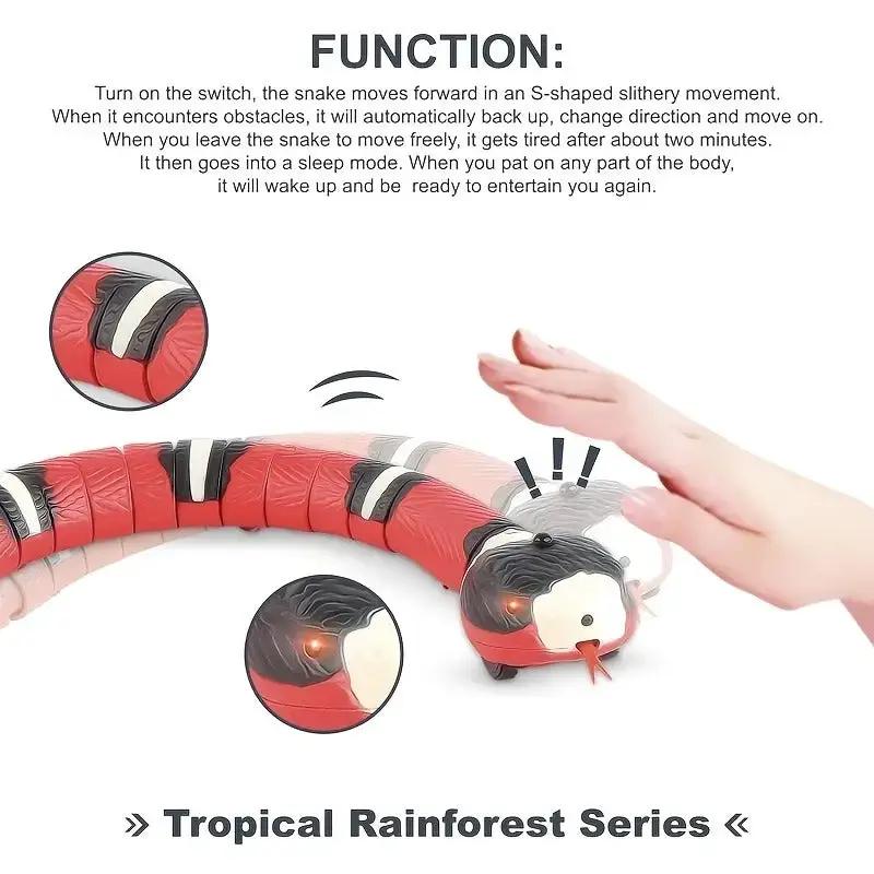 Interactive USB Snake Cat Toy by KittenPlay by For Animals, With Love