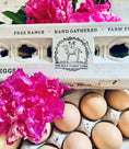 Load image into Gallery viewer, Henlay Blank Stamping Egg Cartons - natural kraft, Shaw Family Farm label, egg storage
