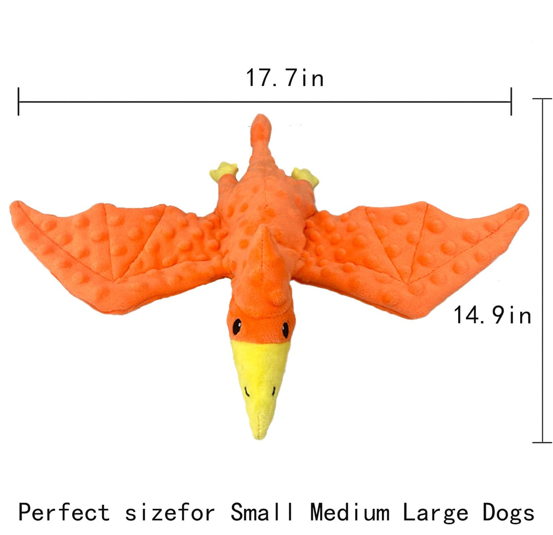 Pterodactyl size chart showing wingspan and length