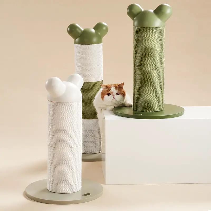 Green Durable Cat Scratching Post For Claw Sharpening And No Shedding by Pet Zen