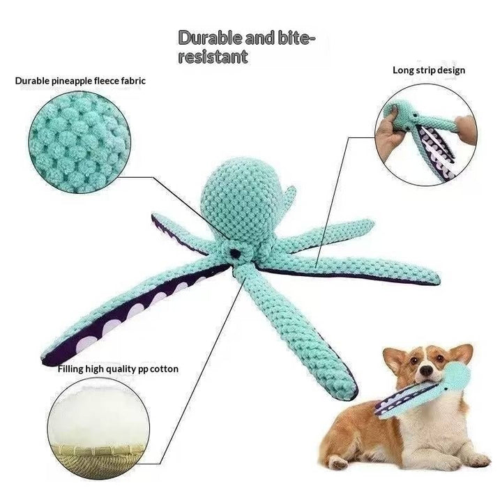 Octopus fabric arms and filling diagram