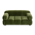Bild in Galerie-Betrachter laden, Marcel Upholstered Modern Small to Medium Pet Bed For Dogs and Cats Olive Green Velvet by HouseOfZazla
