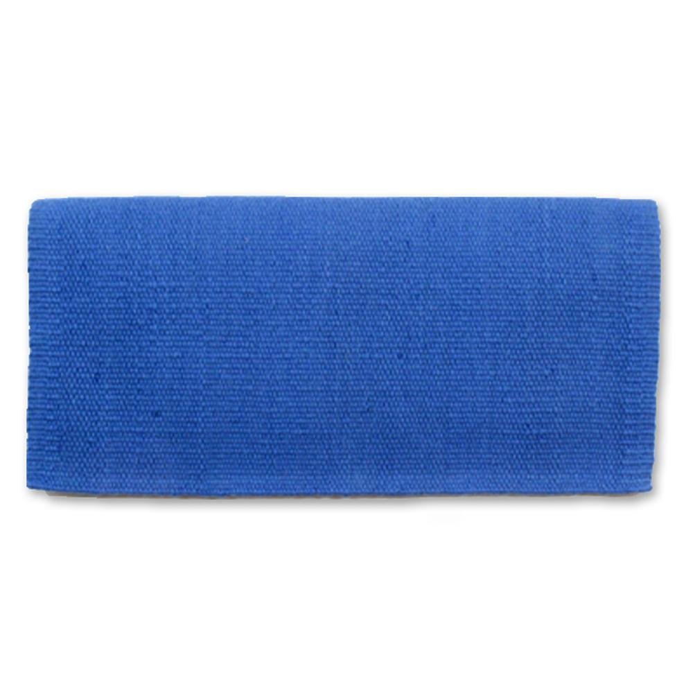 Mayatex San Juan Solid Periwinkle Blue New Zealand Wool Western Saddle Blanket 36 Inch Drop Full Size Fit by Mayatex