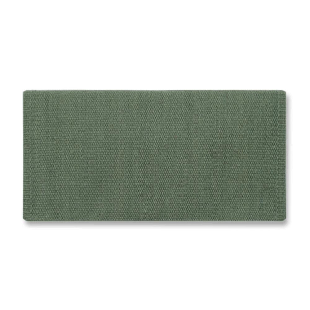 Mayatex San Juan Solid Sage Saddle Blanket New Zealand Wool 36x34 by Mayatex
