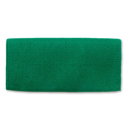 Mayatex San Juan Kelly Green Saddle Blanket 36x34 New Zealand Wool by Mayatex
