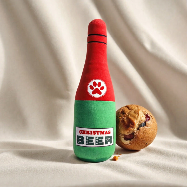 Wine Bottle Plush Squeaky Dog Toy – photo 11