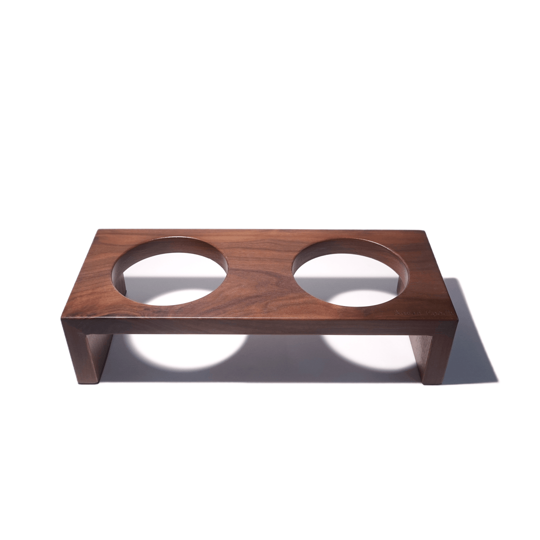 Aevan Epoch Wood Pet Bowl Stand